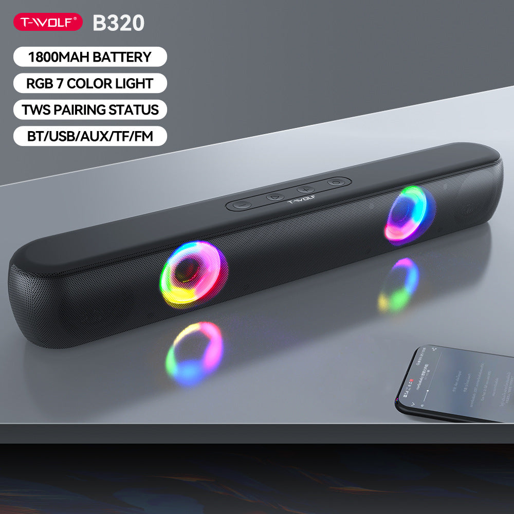 Altavoz Bluetooth con iluminación RGB