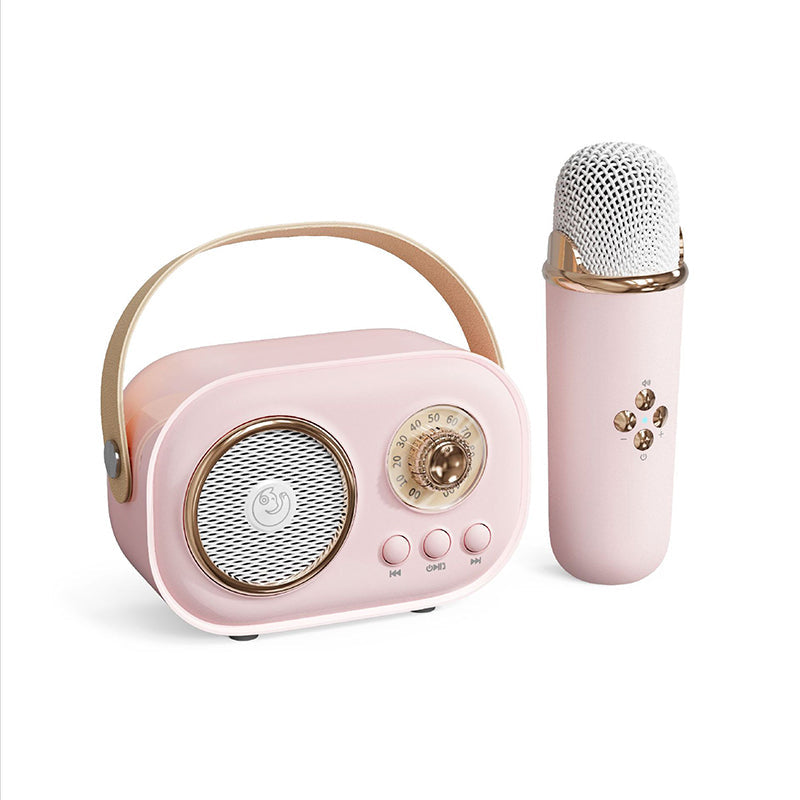 Altavoz Bluetooth portátil con micrófono inalámbrico