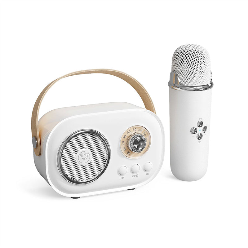 Altavoz Bluetooth portátil con micrófono inalámbrico