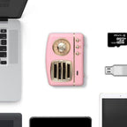 Altavoz Bluetooth retro mini