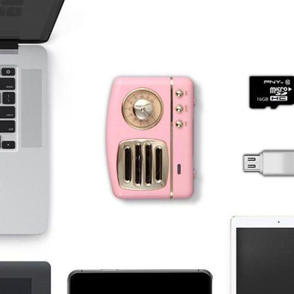 Altavoz Bluetooth retro mini