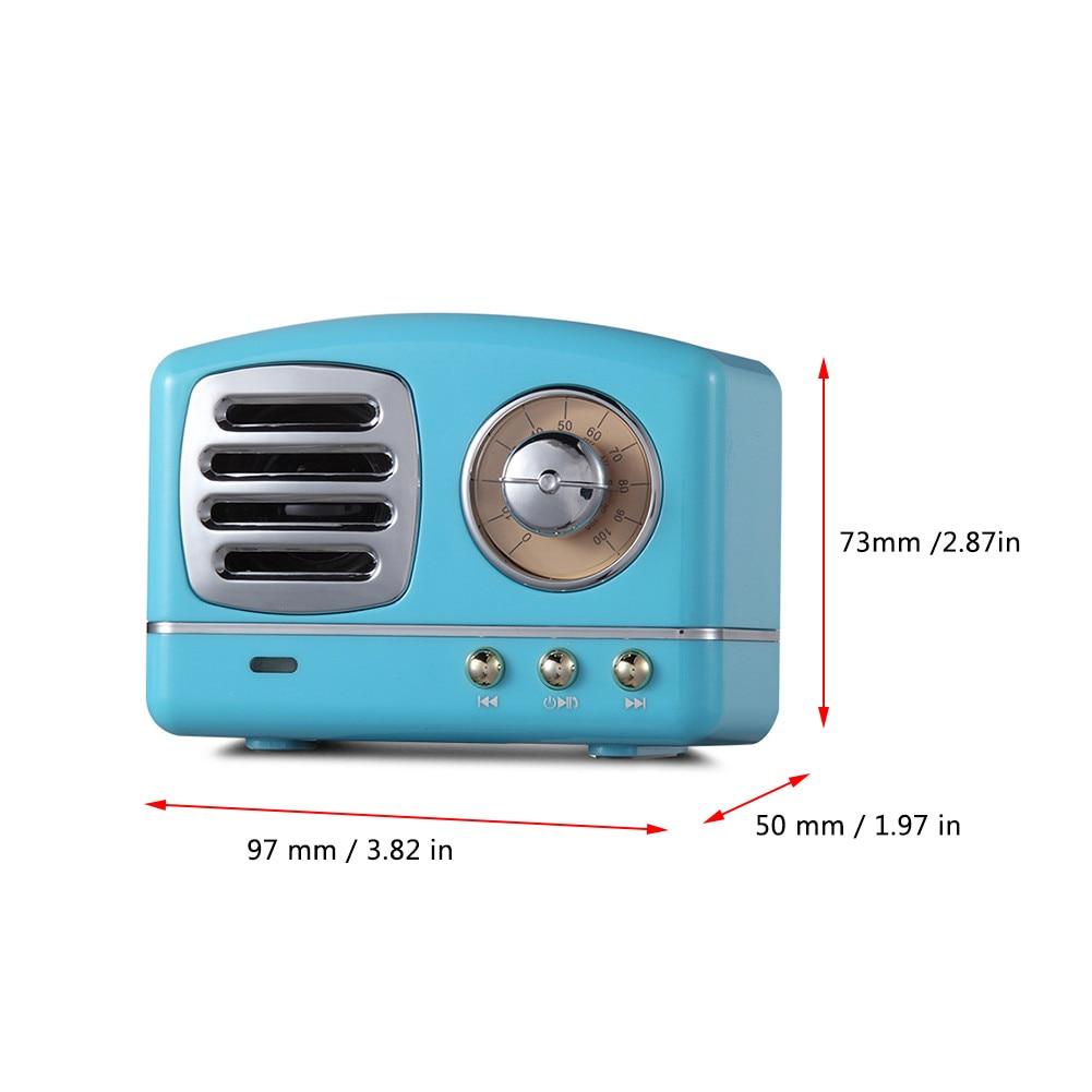 Altavoz Bluetooth retro mini