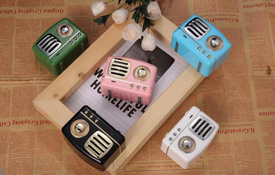 Altavoz Bluetooth retro mini