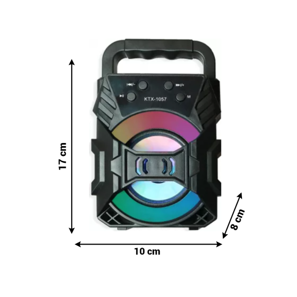 Altavoz inalámbrico SoundPulse con Bluetooth, FM, USB y espectáculo de luces