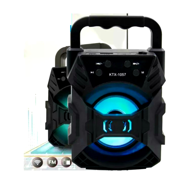 Altavoz inalámbrico SoundPulse con Bluetooth, FM, USB y espectáculo de luces