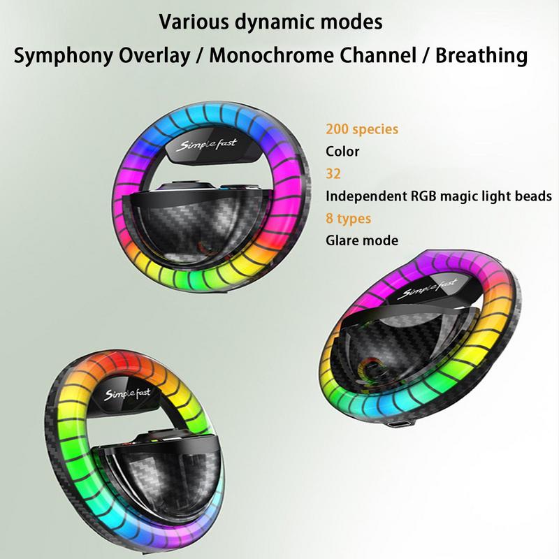 Ambientador de coche RGB Aroma Sprinkles con luces LED