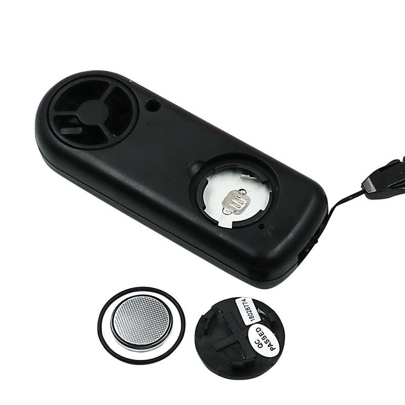 Anemómetro digital portátil con termómetro y pantalla LCD