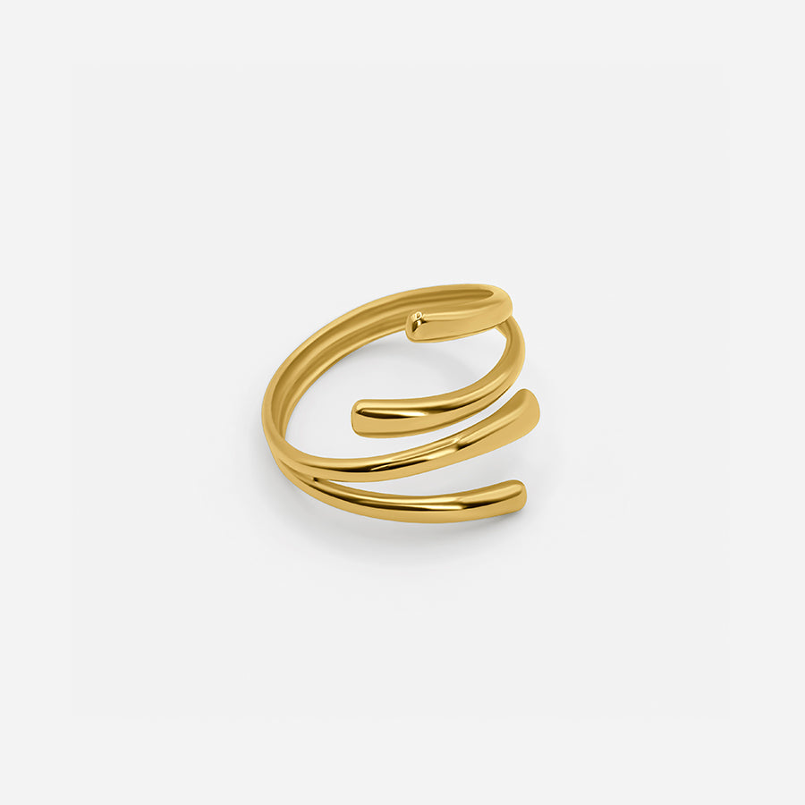 Anillo ajustable dorado – Diseño elegante para cualquier ocasión