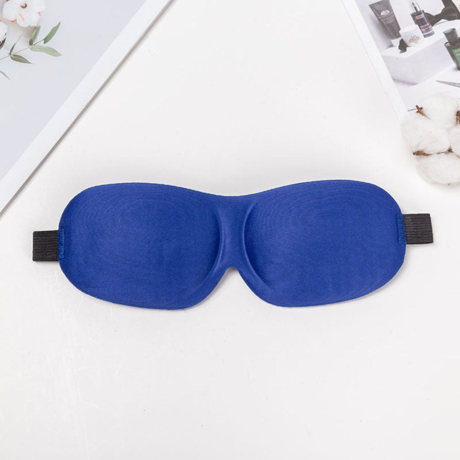 Antifaz de viaje unisex con bloqueo total de luz, carcasa termoformable de nailon y banda ancha de confort
