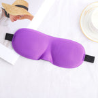 Antifaz de viaje unisex con bloqueo total de luz, carcasa termoformable de nailon y banda ancha de confort