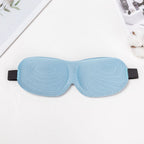 Antifaz de viaje unisex con bloqueo total de luz, carcasa termoformable de nailon y banda ancha de confort