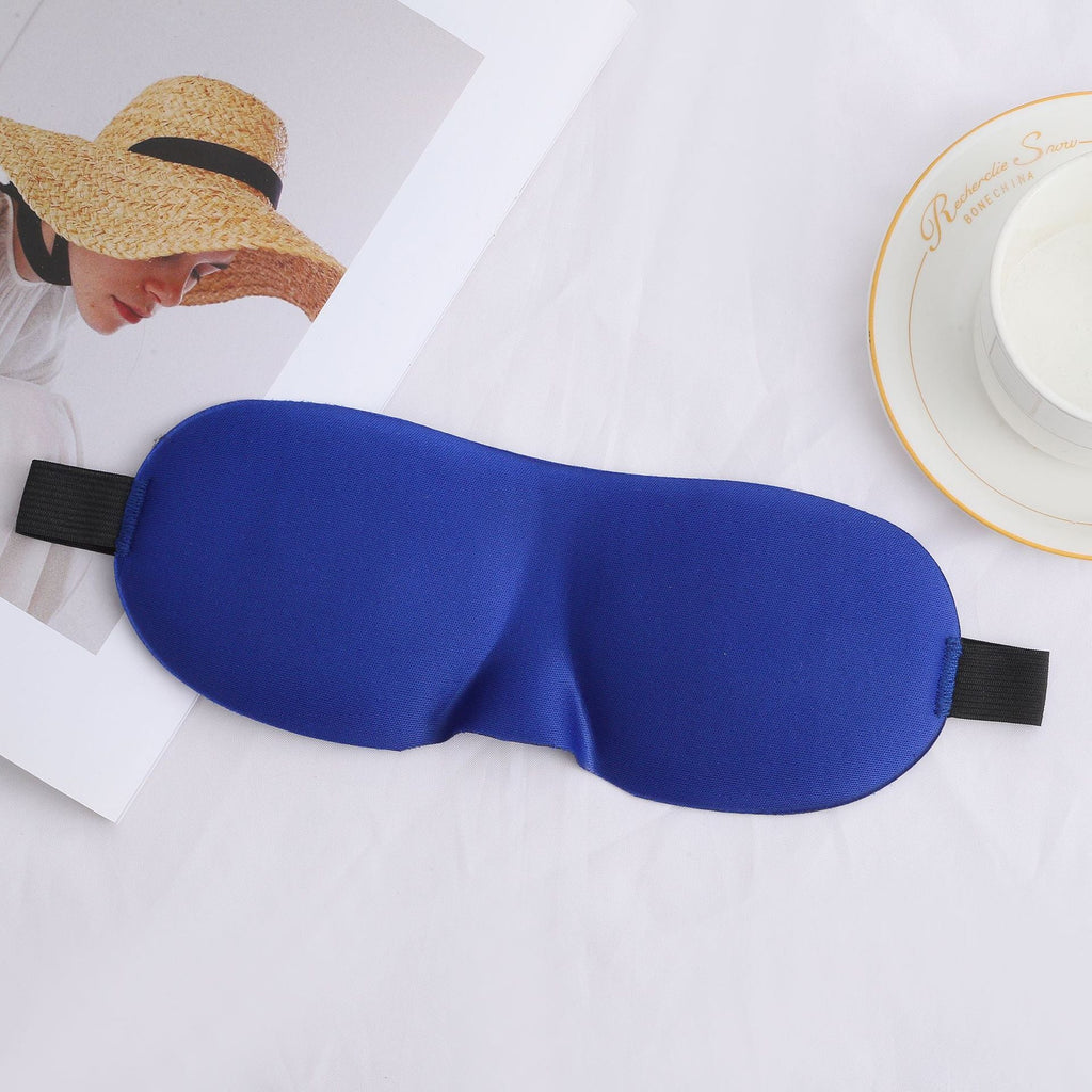 Antifaz de viaje unisex con bloqueo total de luz, carcasa termoformable de nailon y banda ancha de confort