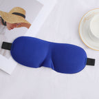 Antifaz de viaje unisex con bloqueo total de luz, carcasa termoformable de nailon y banda ancha de confort