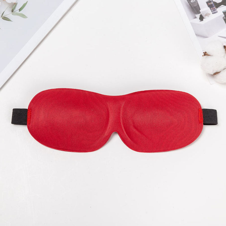 Antifaz de viaje unisex con bloqueo total de luz, carcasa termoformable de nailon y banda ancha de confort