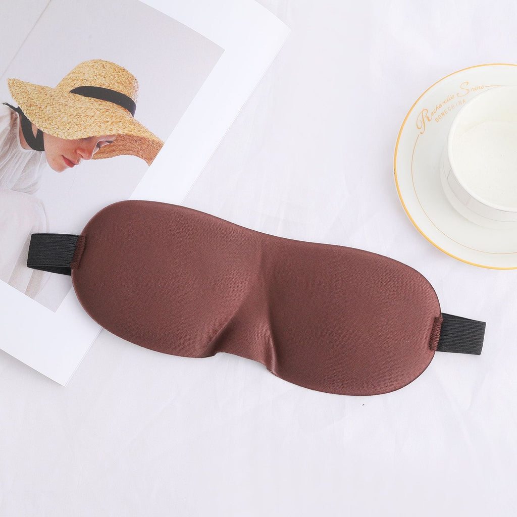 Antifaz de viaje unisex con bloqueo total de luz, carcasa termoformable de nailon y banda ancha de confort