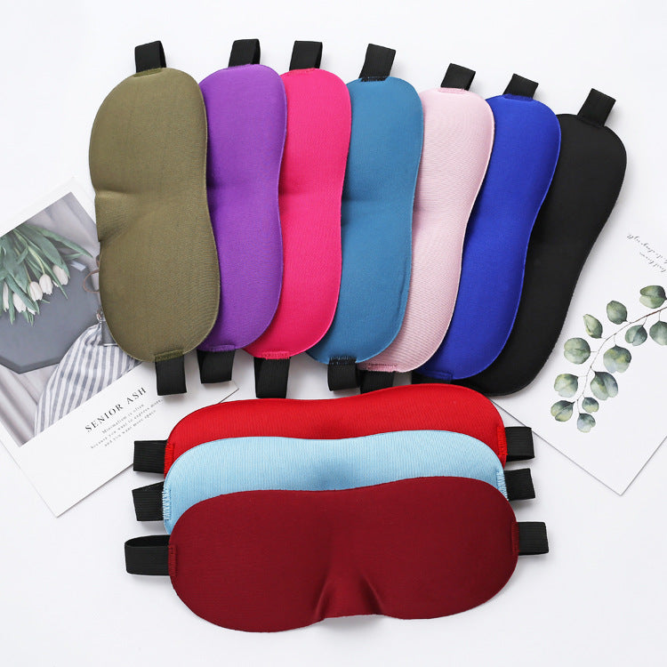Antifaz de viaje unisex con bloqueo total de luz, carcasa termoformable de nailon y banda ancha de confort