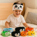 Antifaz para dormir con auriculares Bluetooth 2 en 1 para niños | Función audiolibros inalámbrica | Material suave para 