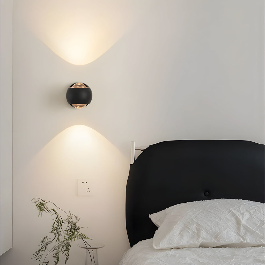 Aplique de pared giratorio moderno para interior
