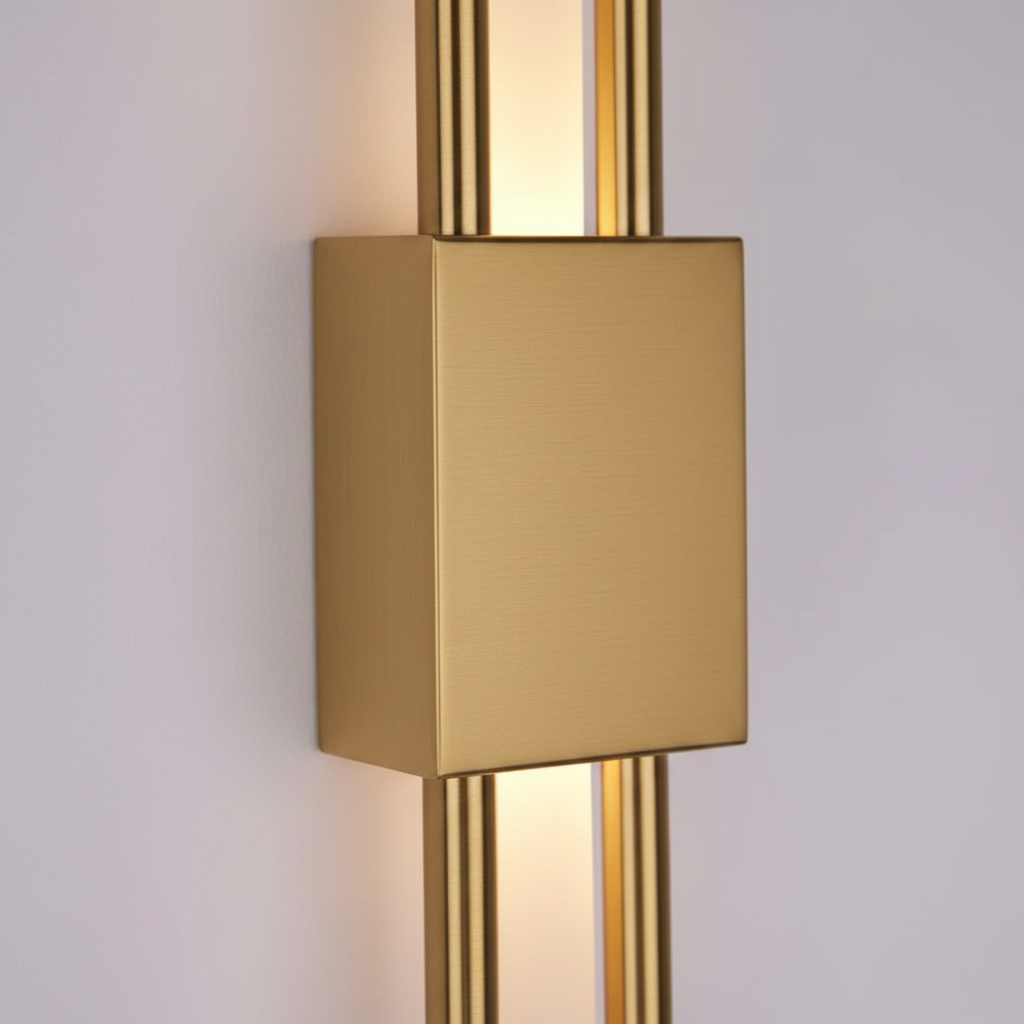 Aplique de pared Glitch | Lámpara LED regulable con control táctil y mando a distancia