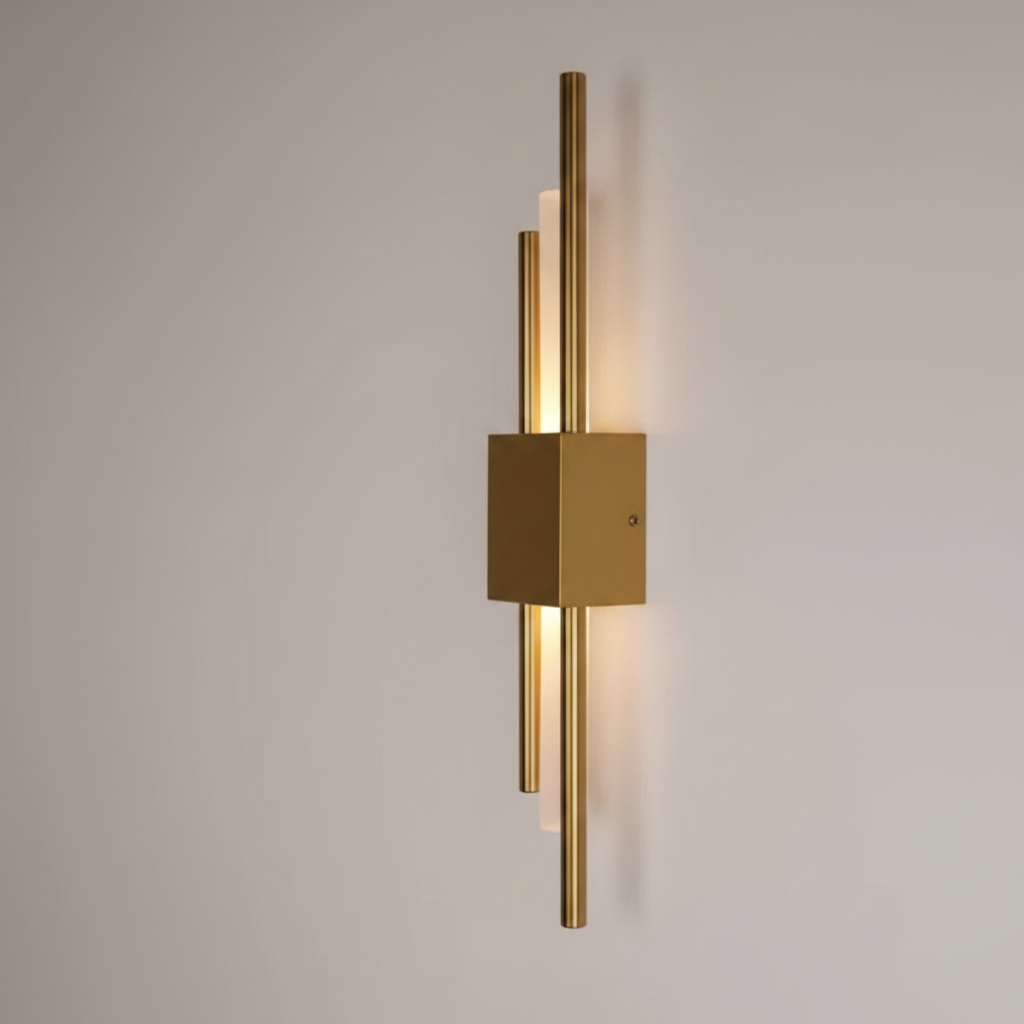 Aplique de pared Glitch | Lámpara LED regulable con control táctil y mando a distancia