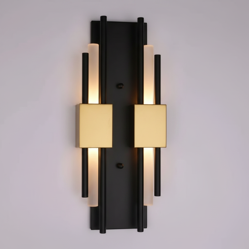 Aplique de pared Glitch | Lámpara LED regulable con control táctil y mando a distancia