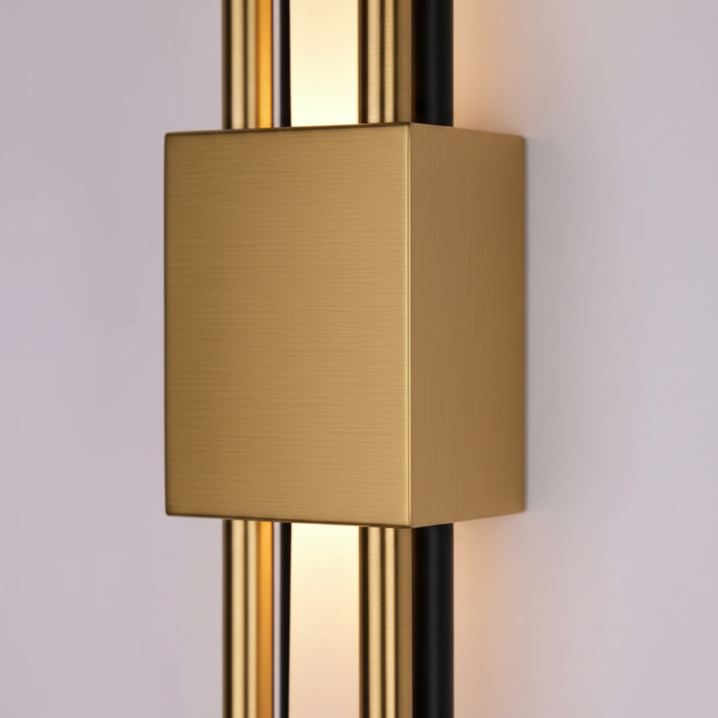 Aplique de pared Glitch | Lámpara LED regulable con control táctil y mando a distancia