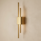 Aplique de pared Glitch | Lámpara LED regulable con control táctil y mando a distancia