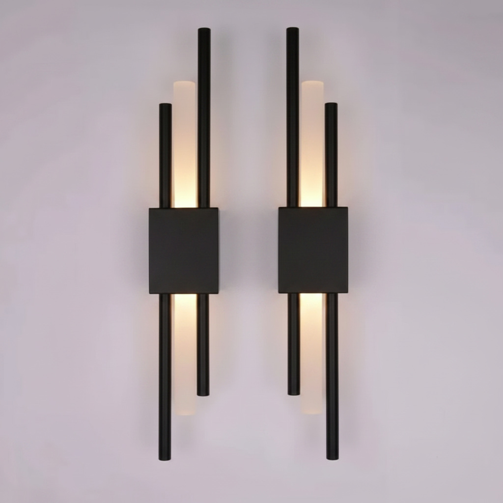 Aplique de pared Glitch | Lámpara LED regulable con control táctil y mando a distancia