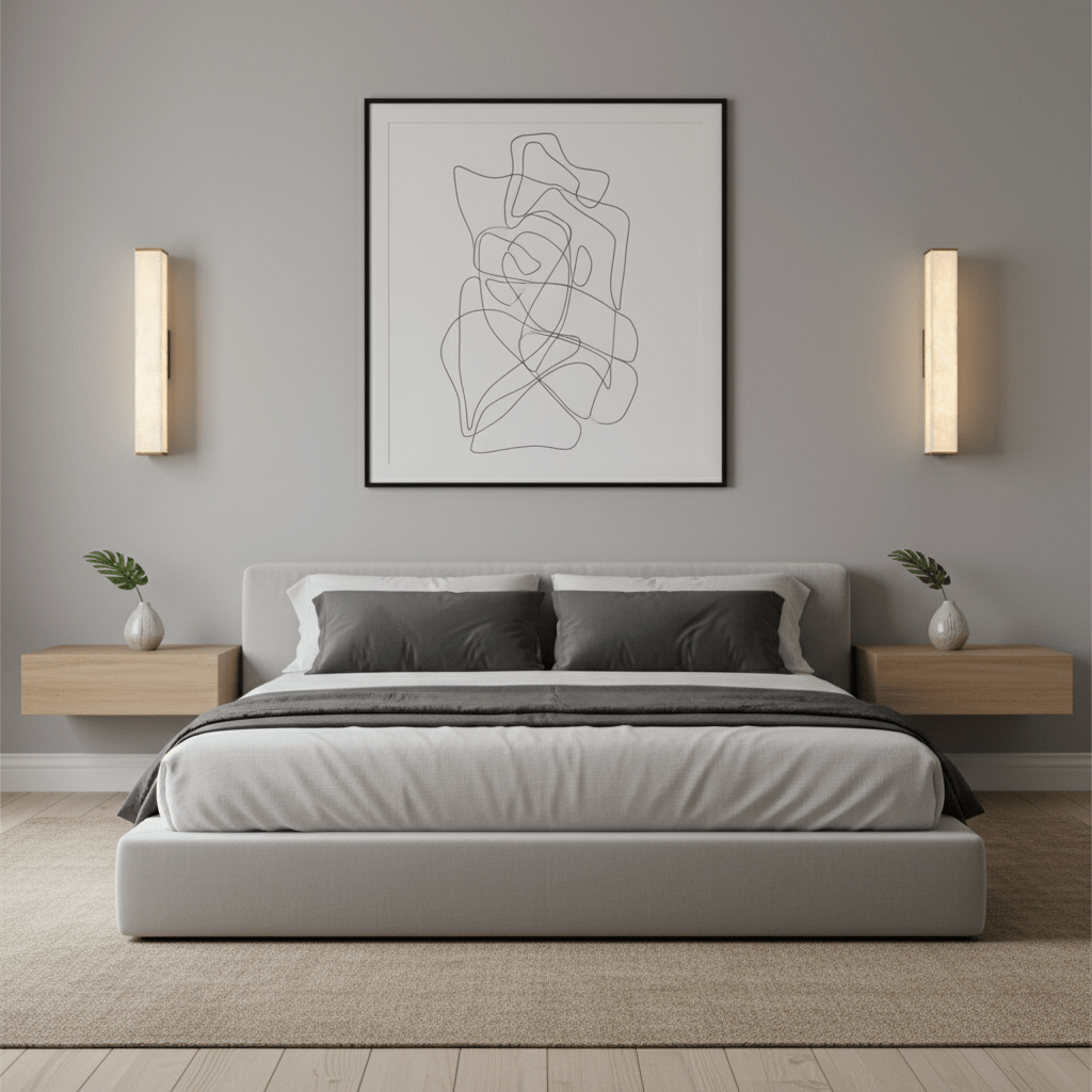 Aplique de pared LED de latón con pantalla de alabastro para interiores modernos