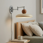 Aplique de pared Lola con disco redondo y LED integrado para interior