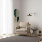 Aplique de pared Lola con disco redondo y LED integrado para interior