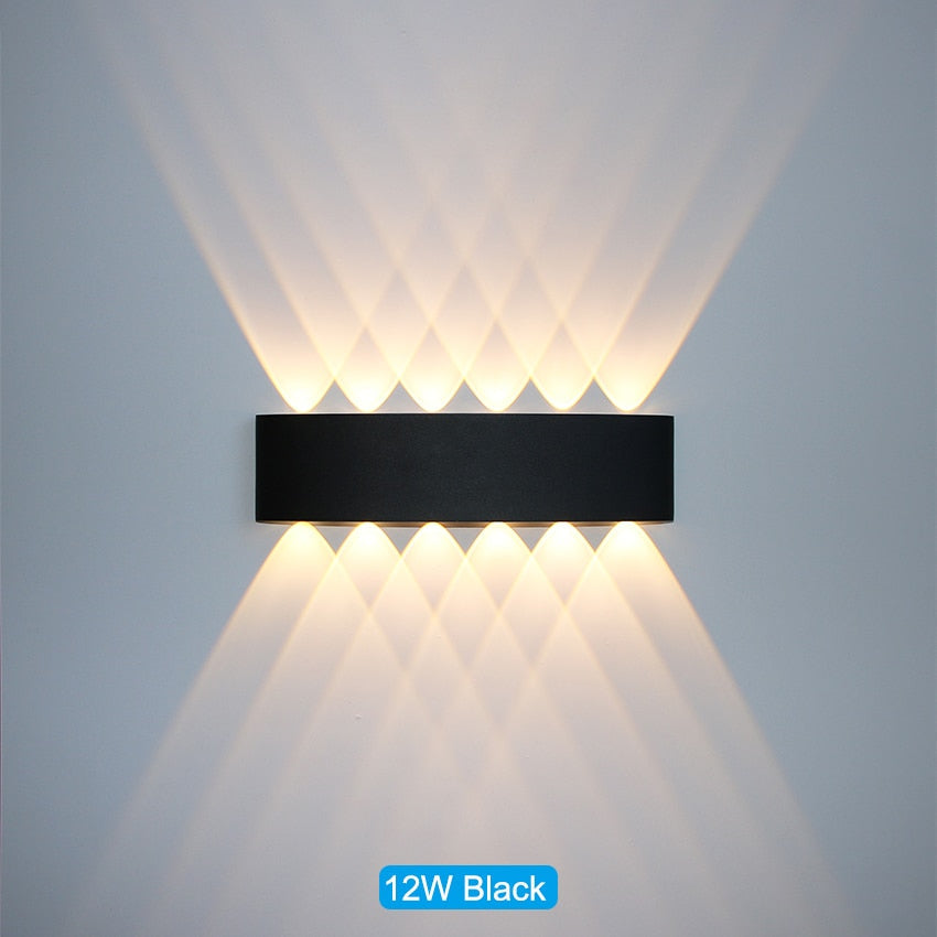 Aplique LED de pared exterior e interior impermeable