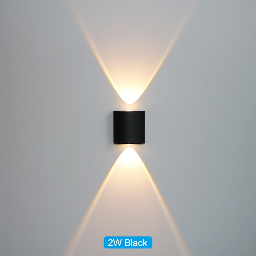 Aplique LED de pared exterior e interior impermeable