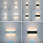 Aplique LED de pared exterior e interior impermeable