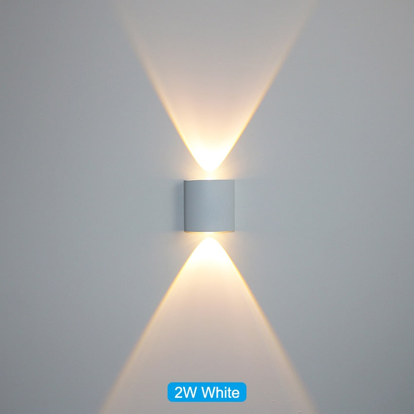 Aplique LED de pared exterior e interior impermeable