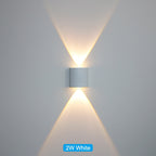 Aplique LED de pared exterior e interior impermeable