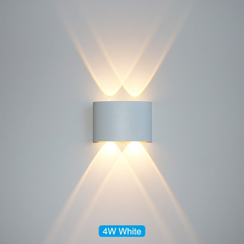 Aplique LED de pared exterior e interior impermeable