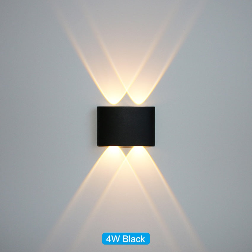 Aplique LED de pared exterior e interior impermeable