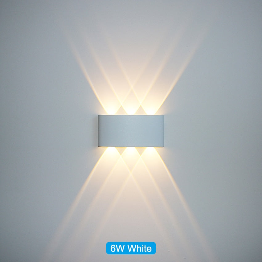 Aplique LED de pared exterior e interior impermeable