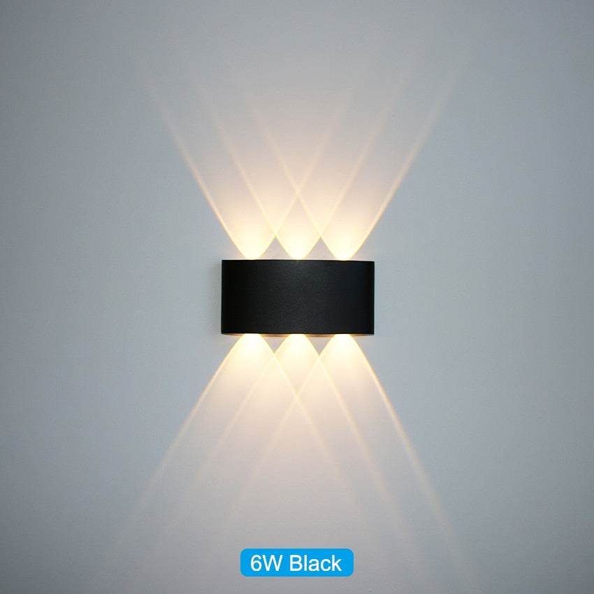 Aplique LED de pared exterior e interior impermeable