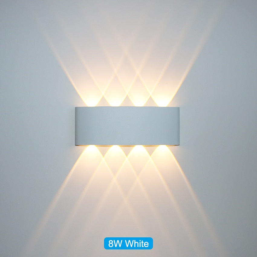 Aplique LED de pared exterior e interior impermeable