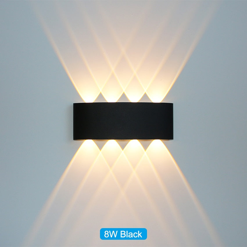 Aplique LED de pared exterior e interior impermeable