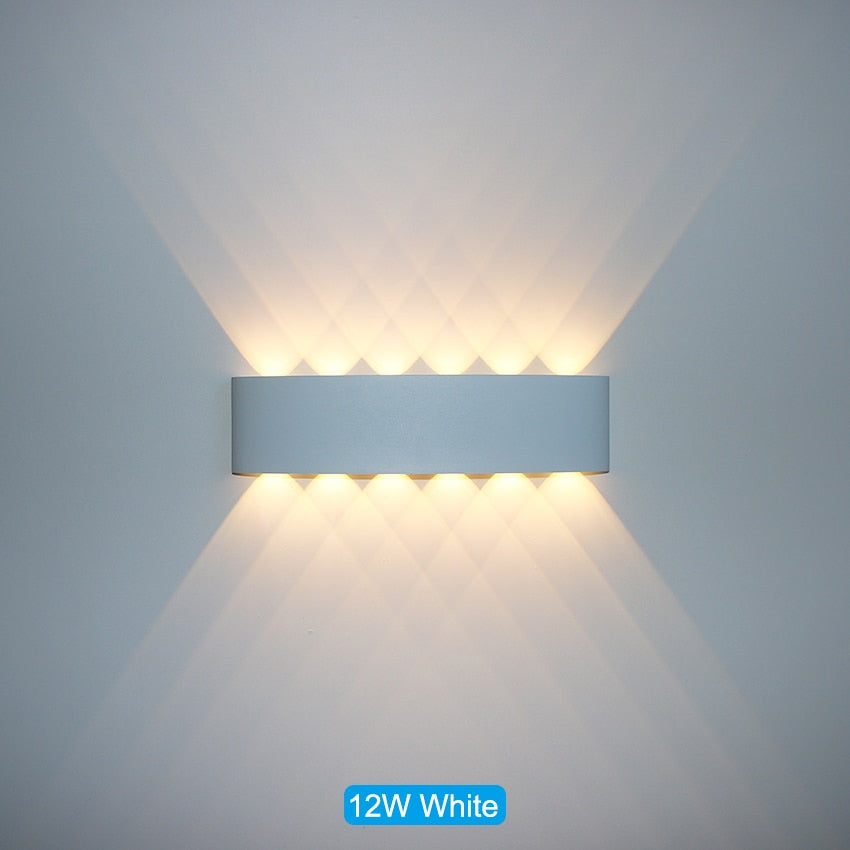 Aplique LED de pared exterior e interior impermeable