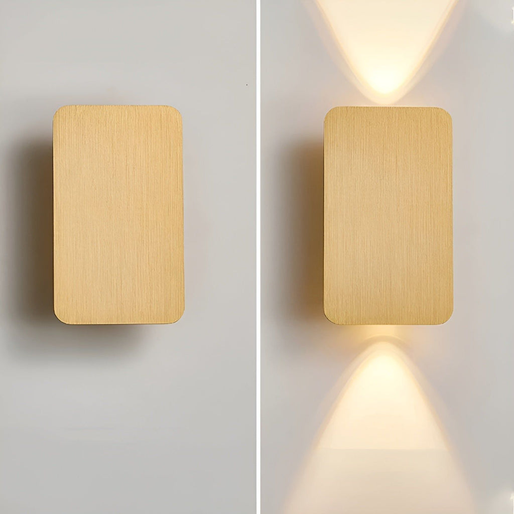 Aplique LED rectangular moderno para escalera y pasillo