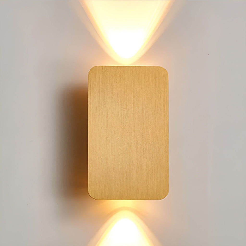 Aplique LED rectangular moderno para escalera y pasillo