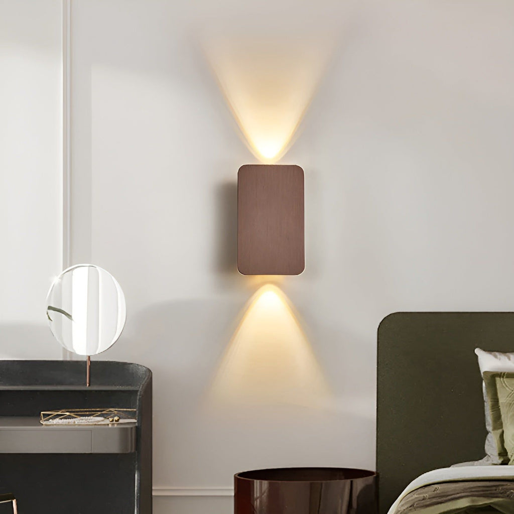 Aplique LED rectangular moderno para escalera y pasillo