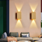 Aplique LED rectangular moderno para escalera y pasillo