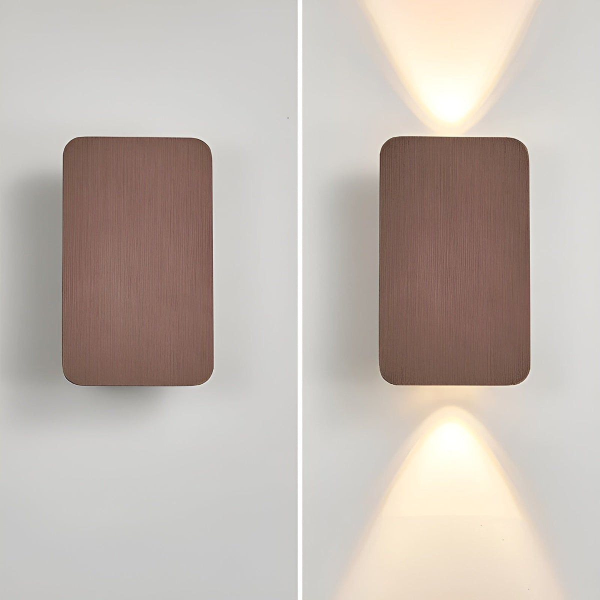 Aplique LED rectangular moderno para escalera y pasillo