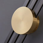 Aplique de pared LED vertical moderno de hierro