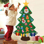 Árbol de Navidad de fieltro DIY para niños
